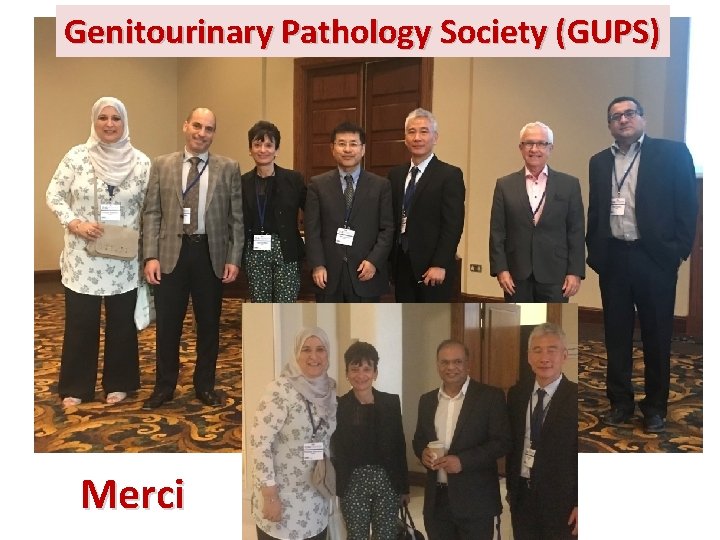 Genitourinary Pathology Society (GUPS) Merci 