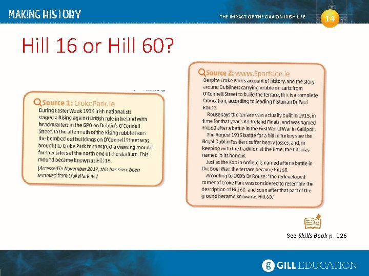 THE IMPACT OF THE GAA ON IRISH LIFE 14 Hill 16 or Hill 60?