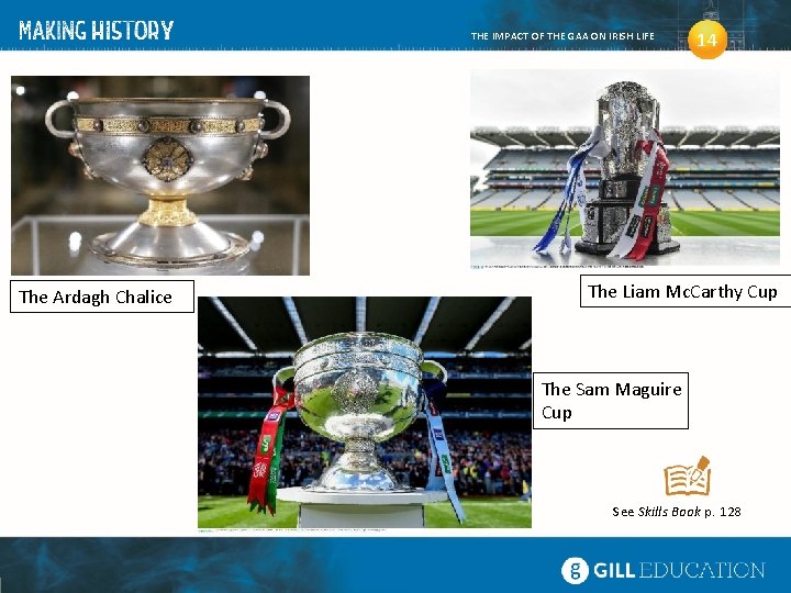 THE IMPACT OF THE GAA ON IRISH LIFE The Ardagh Chalice 14 The Liam