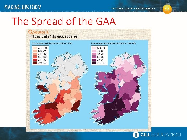 THE IMPACT OF THE GAA ON IRISH LIFE The Spread of the GAA 14