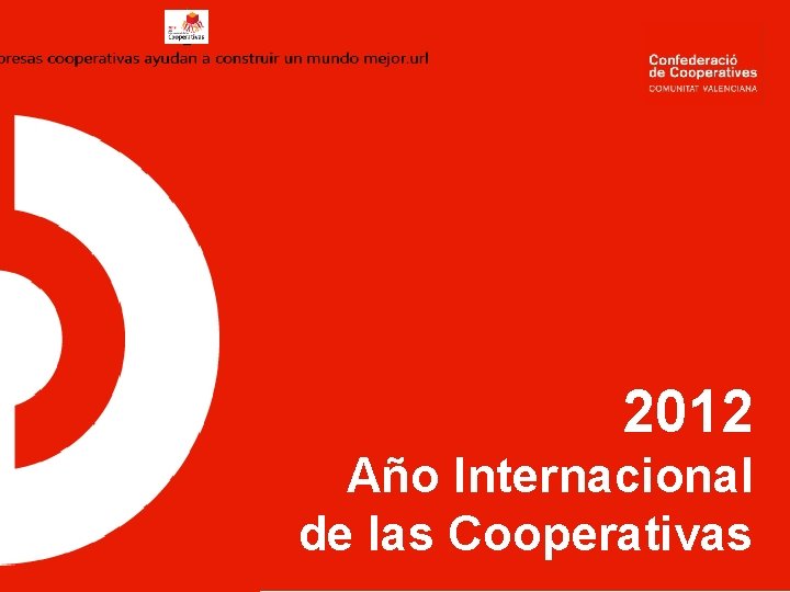 2012 Año Internacional de las Cooperativas 