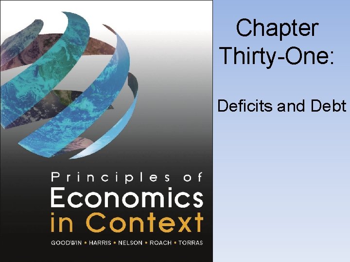 Chapter Thirty-One: Deficits and Debt 