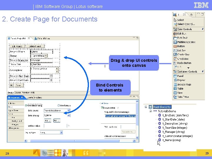IBM Software Group | Lotus software 2. Create Page for Documents Drag & drop IBM Software Group | Lotus software 2. Create Page for Documents Drag & drop