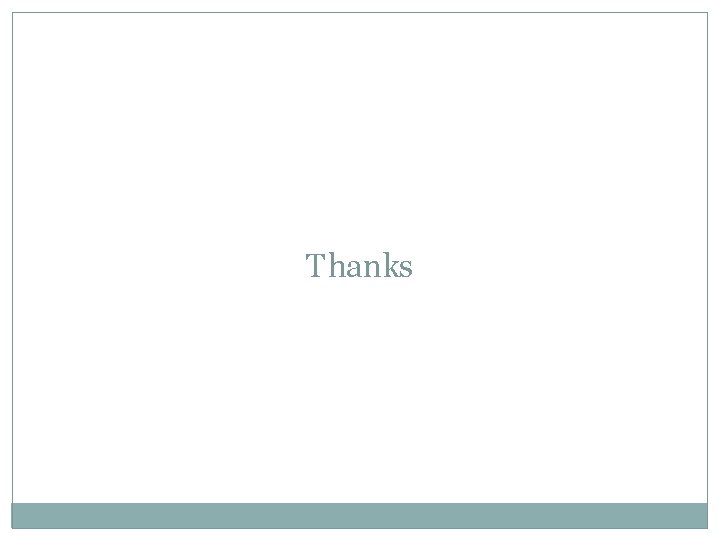 Thanks 
