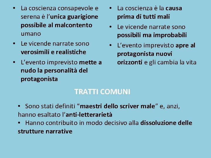  • La coscienza consapevole e serena è l’unica guarigione possibile al malcontento umano