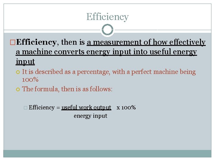 Unit B energy flow in technological systems CHAPTER