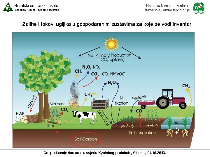 Hrvatski šumarski institut Croatian Forest Research Institute Hrvatska komora inženjera šumarstva i drvne tehnologije