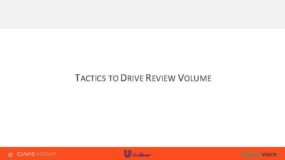 TACTICS TO DRIVE REVIEW VOLUME © TACTICS TO DRIVE REVIEW VOLUME ©