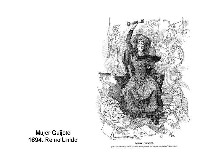 Mujer Quijote 1894. Reino Unido 