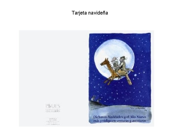 Tarjeta navideña 