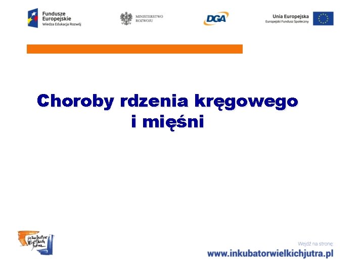 Choroby rdzenia kręgowego i mięśni 