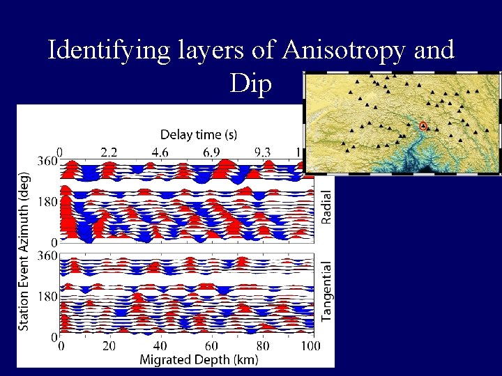 Identifying layers of Anisotropy and Dip Identifying layers of Anisotropy and Dip