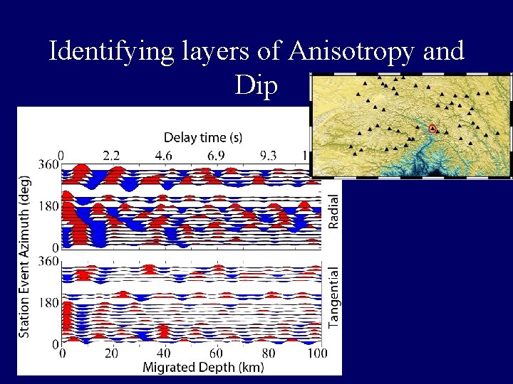 Identifying layers of Anisotropy and Dip Identifying layers of Anisotropy and Dip