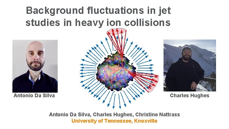 Background fluctuations in jet studies in heavy ion collisions Antonio Da Silva Charles Hughes