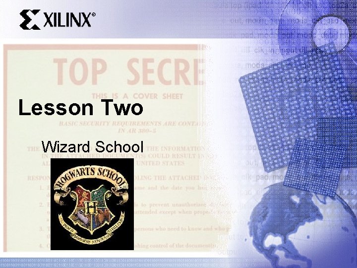 Lesson Two Wizard School 