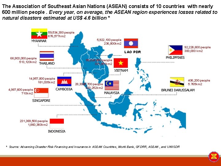 The Association of Southeast Asian Nations (ASEAN) consists of 10 countries with nearly 600 The Association of Southeast Asian Nations (ASEAN) consists of 10 countries with nearly 600