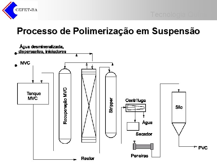 Tecnologia Química Processo de Polimerização em Suspensão 