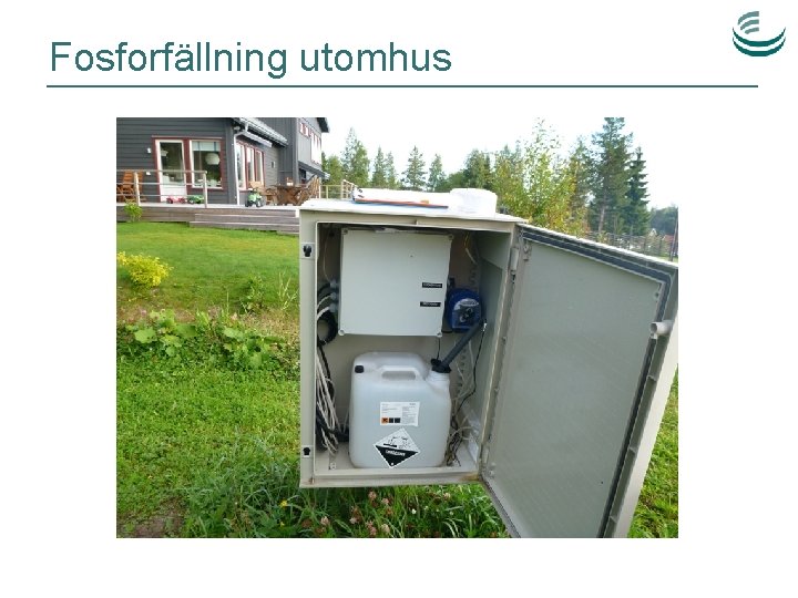 Fosforfällning utomhus 