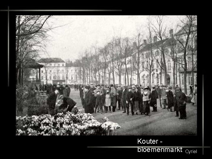 Kouter bloemenmarkt Cyriel 