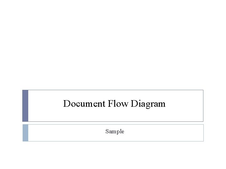 Document Flow Diagram Sample 