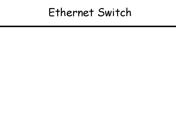 Ethernet Switch 