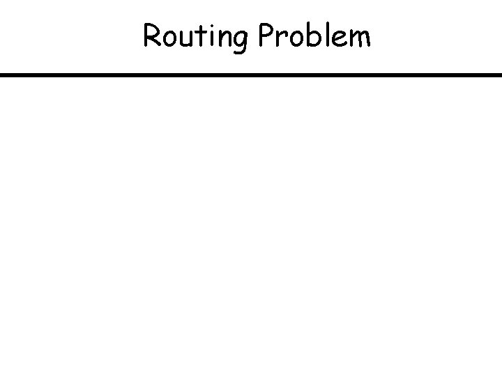 Routing Problem 