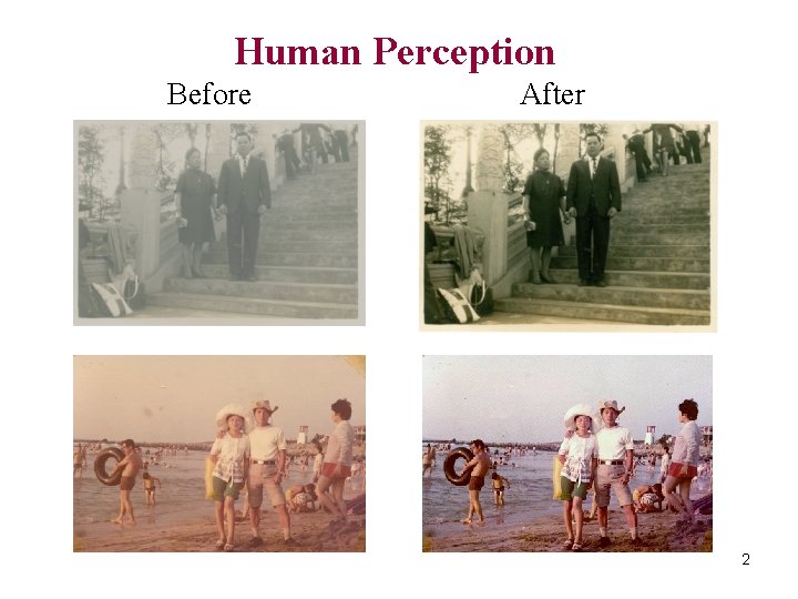 Human Perception Before After 2 
