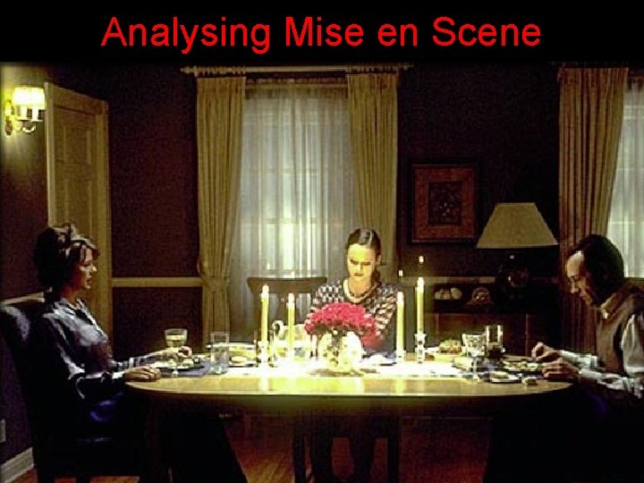 Analysing Mise en Scene 