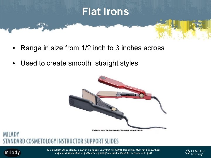 Flat Irons • Range in size from 1/2 inch to 3 inches across •