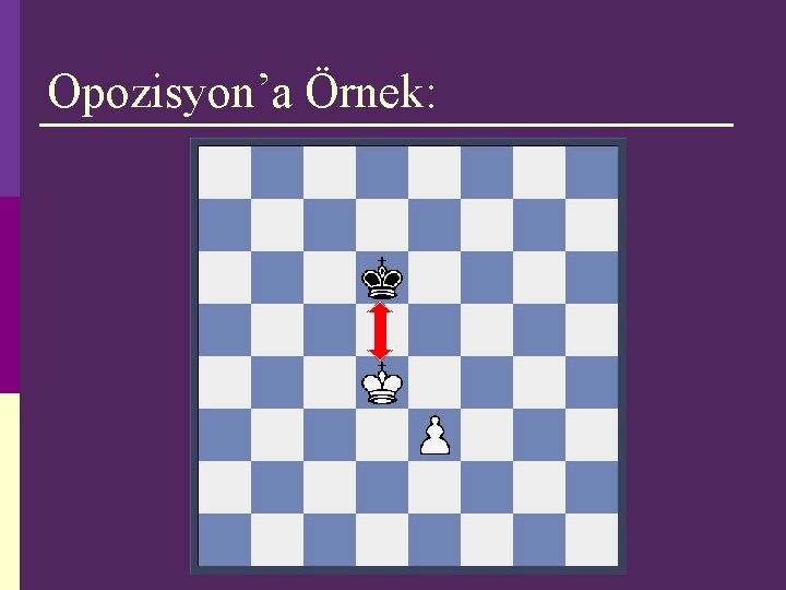 Opozisyon’a Örnek: Opozisyon’a Örnek: