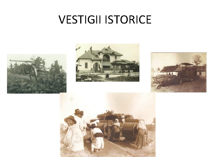 VESTIGII ISTORICE 