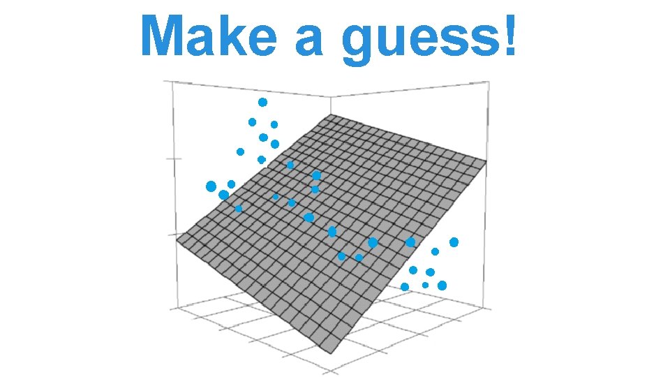 Make a guess! Make a guess!