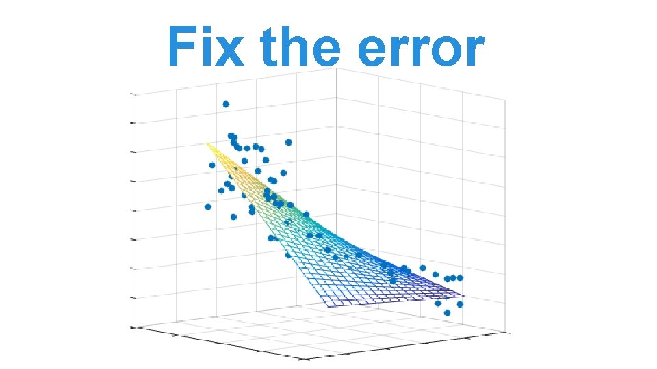 Fix the error Fix the error