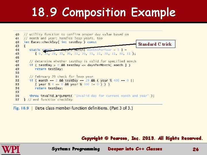 18. 9 Composition Example Standard C trick Copyright © Pearson, Inc. 2013. All Rights