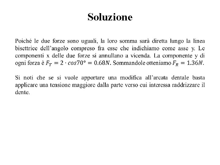 Soluzione 