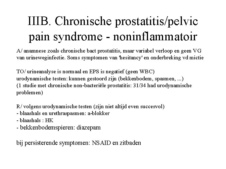 chronische prostatitis symptomen)