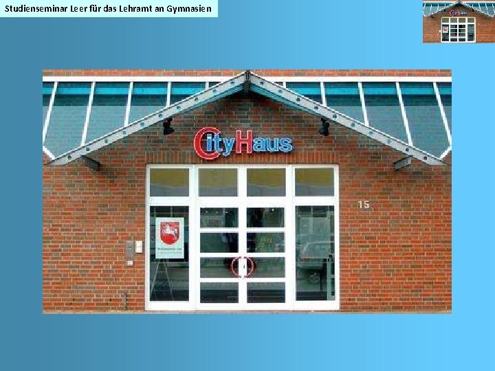 Studienseminar Leer für das Lehramt an Gymnasien 