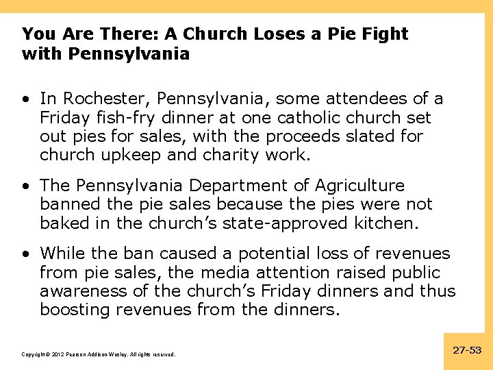 You Are There: A Church Loses a Pie Fight with Pennsylvania • In Rochester,