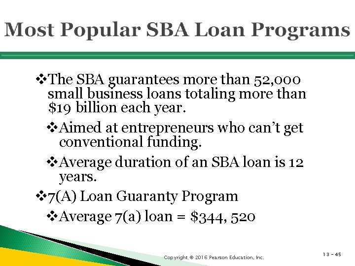 v. The SBA guarantees more than 52, 000 small business loans totaling more than