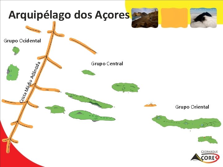 Arquipélago dos Açores Grupo Central Cris ta M édi o. A tlân t ida