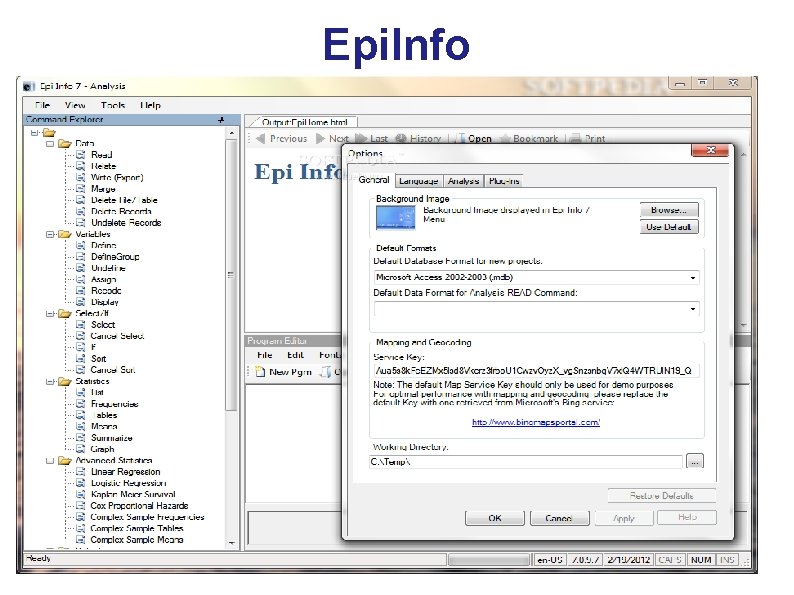 Epi. Info Epi. Info