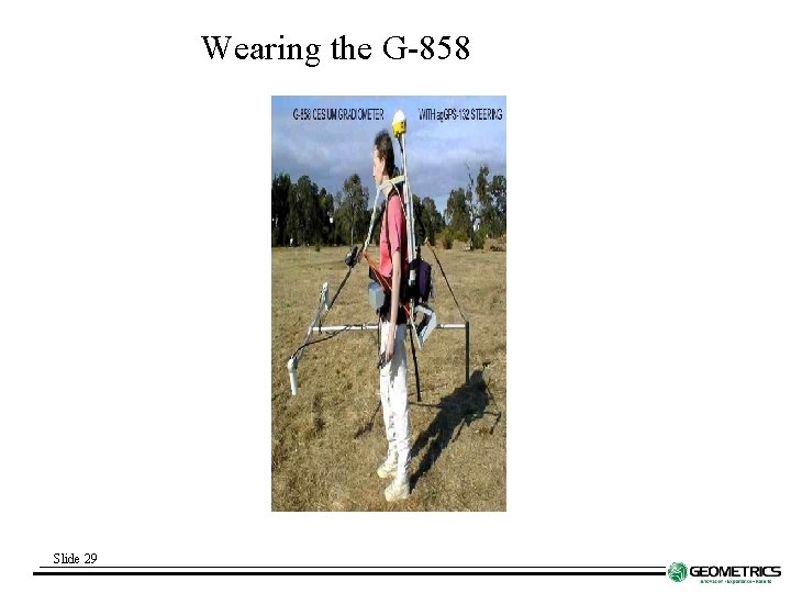 Wearing the G-858 Slide 29 