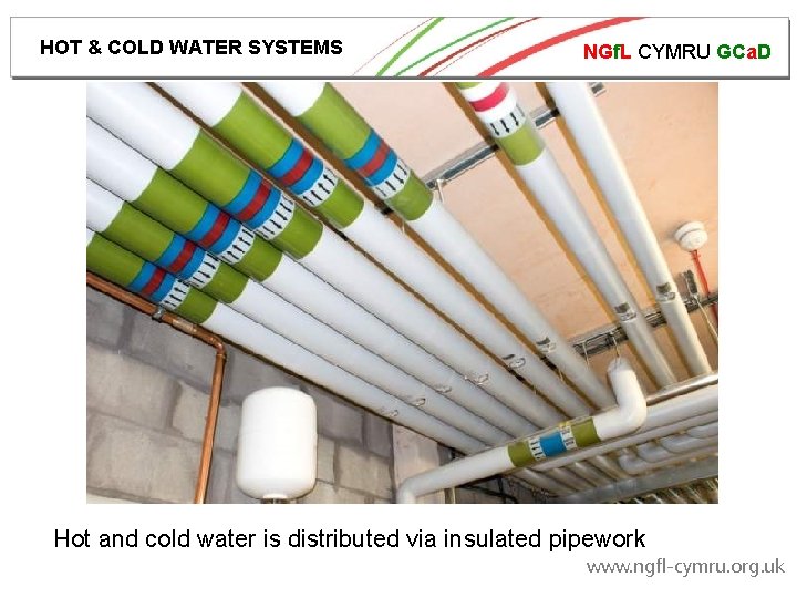 HOT & COLD WATER SYSTEMS NGf. L CYMRU GCa. D Hot and cold water