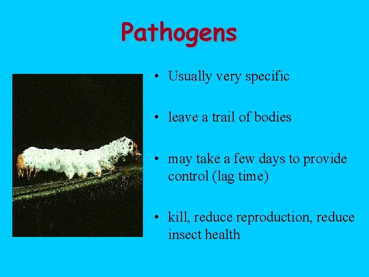 Pathogens • Usually very specific • leave a trail of bodies • may take Pathogens • Usually very specific • leave a trail of bodies • may take