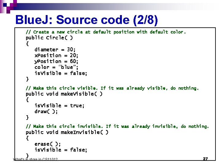 Blue. J: Source code (2/8) // Create a new circle at default position with