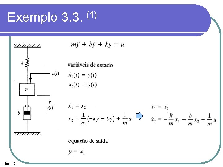 Exemplo 3. 3. (1) Aula 7 