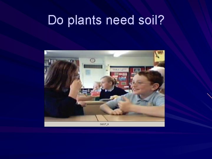 Do plants need soil? 