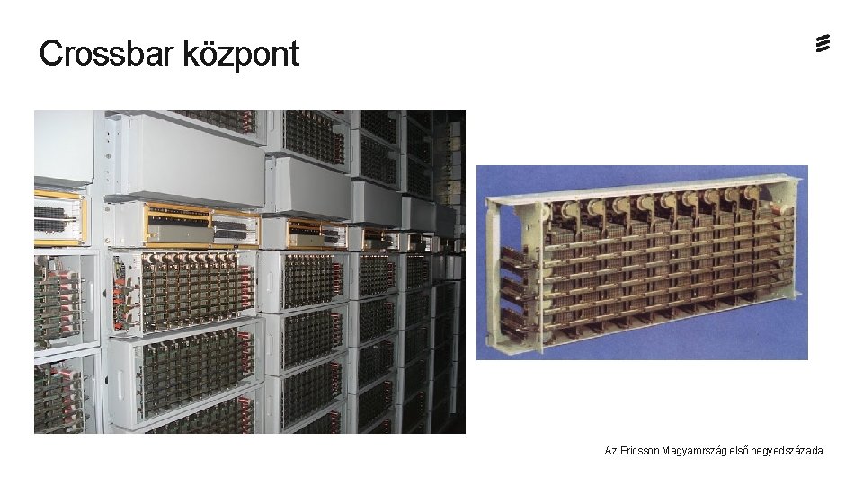 Crossbar központ Az Ericsson Magyarország első negyedszázada 