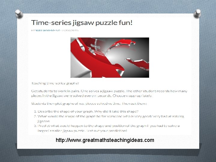 http: //www. greatmathsteachingideas. com http: //www. greatmathsteachingideas. com