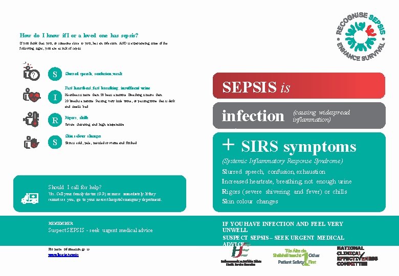 How do I know if I or a loved one has sepsis? If you